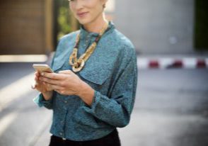 Woman with phone: when to say no to your boss